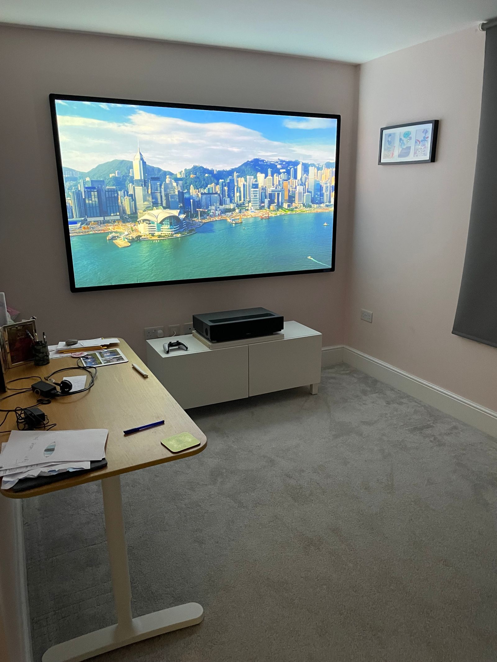 Initial projector setup
